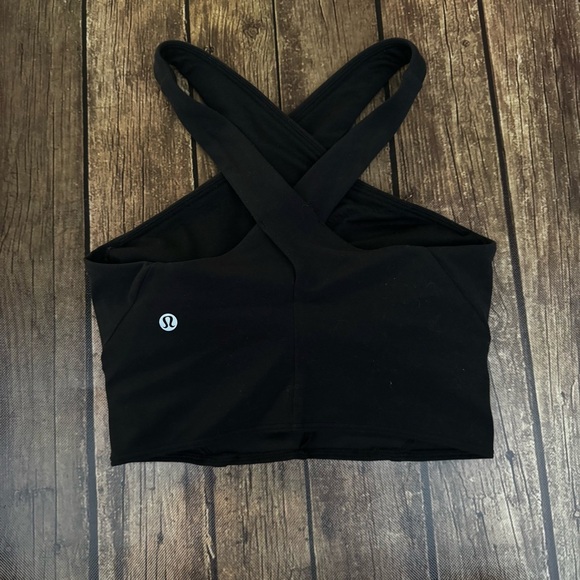 🖤✨ Lululemon Nulu™ Wrap Front Long Line Bra – Black 🧘‍♀️ - Picture 4 of 6